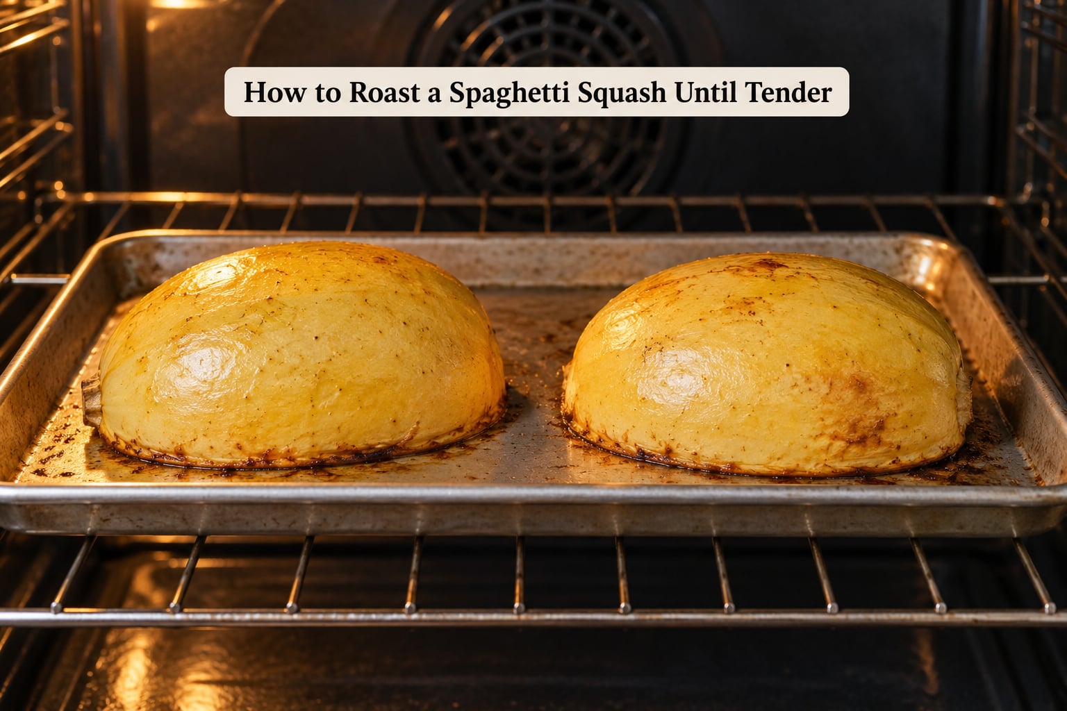 How to Roast a Spaghetti Squash Until Tender