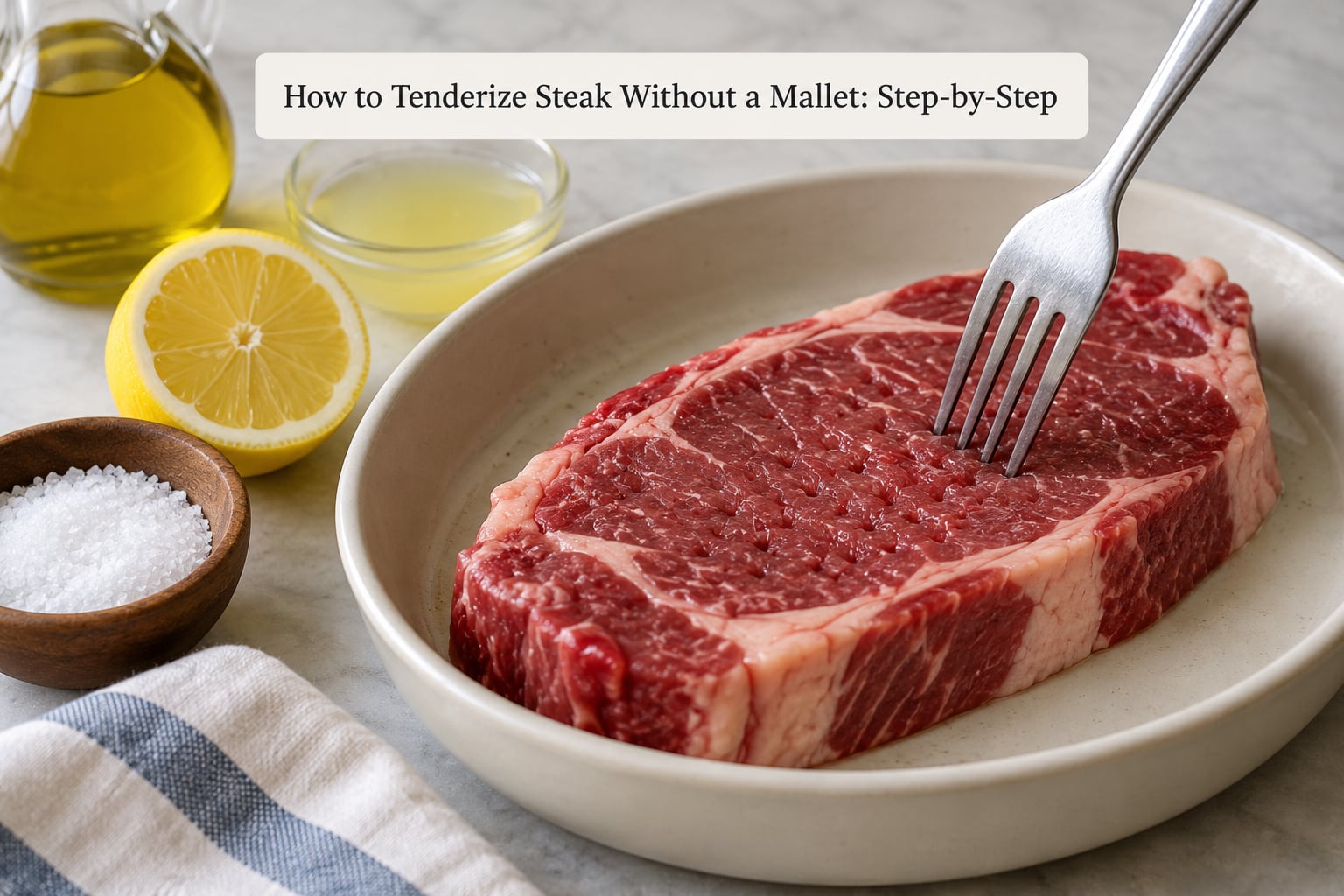 How to Tenderize Steak Without a Mallet: Step-by-Step