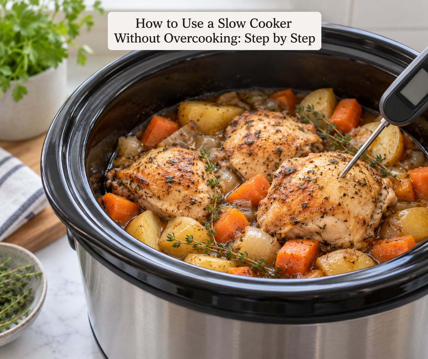 How to Use a Slow Cooker Without Overcooking: Step by Step