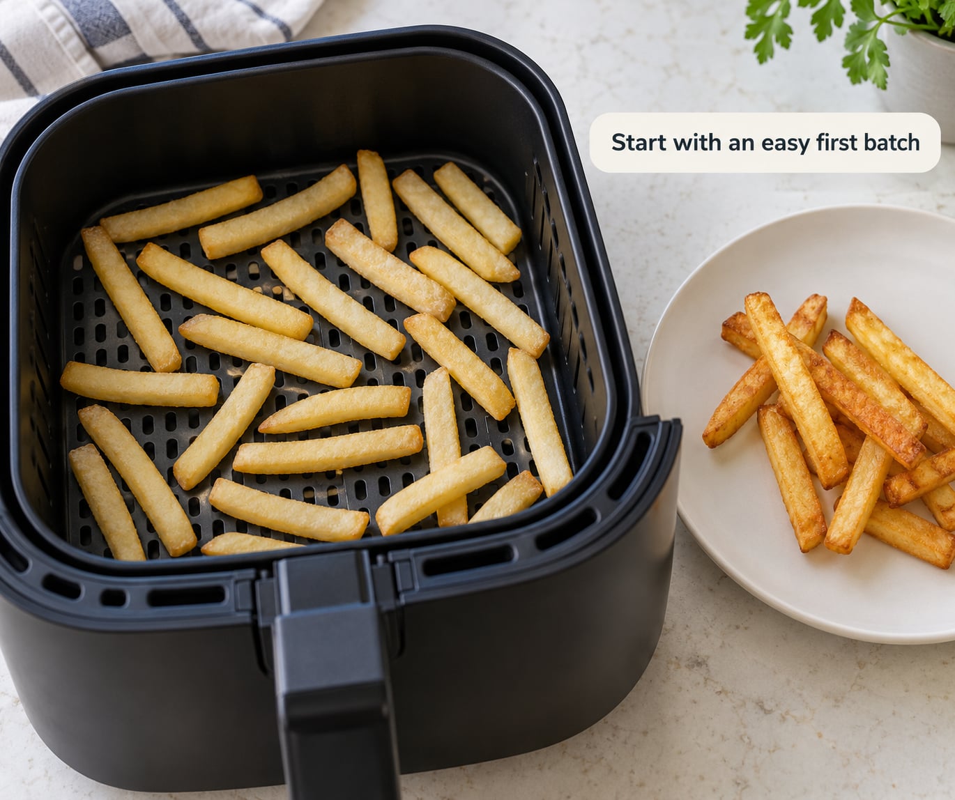 Start with an easy first batch